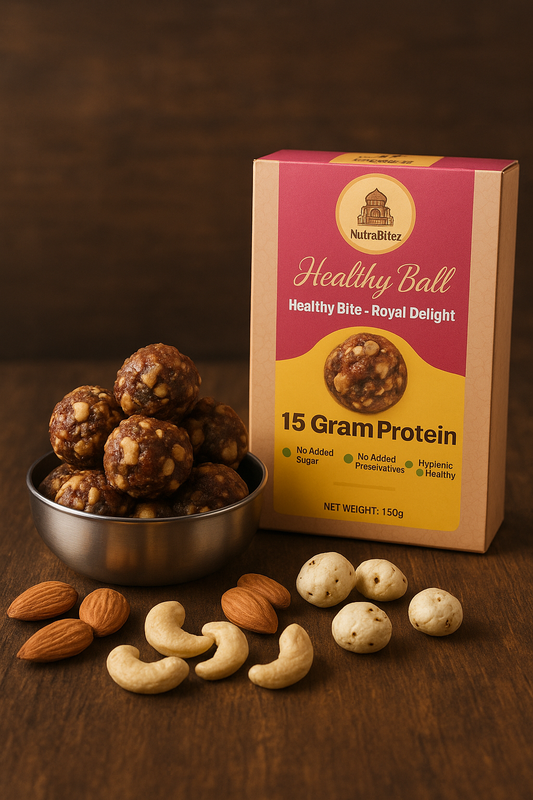 NutraBiteZ Dry Fruit Energy Laddus – Pack of 8